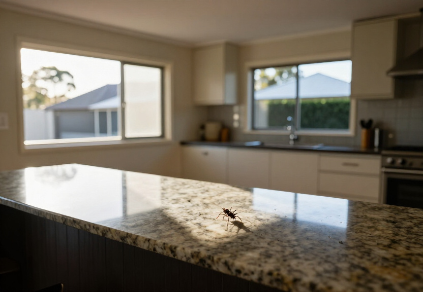 Ant-free kitchen in Llandilo after treatment