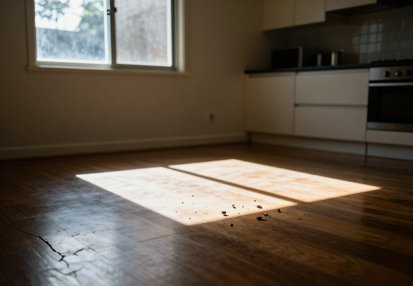 Ant infestation in a Llandilo kitchen before treatment